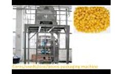 Corn/seeds/rice/beans packing machine - Video