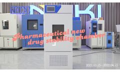 Pharmaceutical New Drug Stability Chamber (250L) - Video