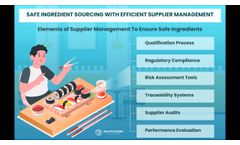 Safe Ingredient Sourcing with Efficient Supplier Management - Video