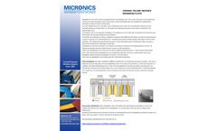Micronics - Membrane Filter Plates and Filter Membranes  Brochure
