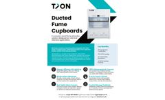 TION - Ducted Fume Cupboards Datasheet