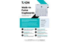 TION - Walk-in Fume Cupboards Datasheet