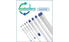 EcoBailers - Clear PVC eco for Sampling Groundwater