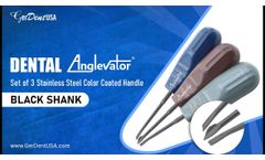 Dental Anglevator Set Stainless Steel Handle Black Shank | Dental surgical instruments @GerDentUSA - Video