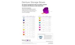 Keystone - Denture Storage Boxes - SellSheet