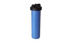 APEC - Model HBB-20 - Big Blue Whole House Water Filter Housing 1` Inlet/Outlet