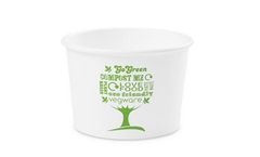 Vegware - Model SC-G08 - 8oz Soup Container, 90-Series - Green Tree