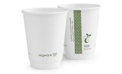Vegware - Model 79-Series - 8oz Double Wall White Cup