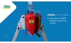 REID Lifting Guardian FABXR Bracket Assembly Video featuring our Porta Gantry Rapide - Video