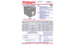Reimers - Model RE10 and RE30 - Electric Steam Boilers - Brochure