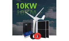 PVMars - Model 10kW - Hybrid Solar Wind Kit for 3 Bedroom House