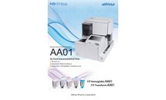 Alfresa - Model AA01 - Discrete Clinical Chemistry Analyzer for Fecal Immunochemical Tests - Brochure