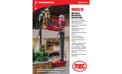 MEC- - Model MMAE16 - Vertical Mast Lifts - Brochure