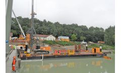 MPS - Drilling Pontoon, Liebherr 36 weight 115 ton.