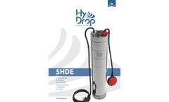 Hydrop - Model 5HDE_50Hz - 5Inch Monoblock Electropump - Brochure