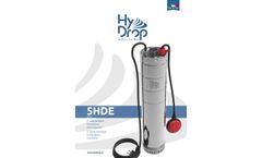 Hydrop - Model 5HDE_60Hz - 5Inch Monoblock Electropump - Brochure