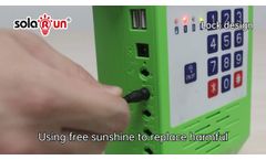 Solar Run K088 Series Off Grid Solar Home Lighting System - Video