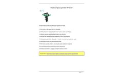 Plastic Impact Sprinkler AY-5134 - Data Sheet