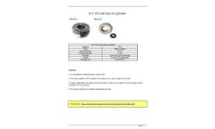 8/11 PVC Soft Pipe for Sprinkler - Data Sheet