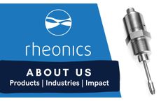 rheonics | About Us | Products | Applications & Markets | Impact - Video
