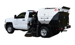 Victory Sweepers - Model CXG - Cab-Mounted Parking Lot Sweepers For Daily Use