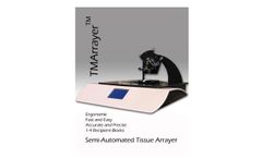 Pathology Devices - Model TMA - Tissue MicroArrays Brochure