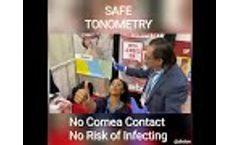 SAFE #Tonometry - IOP THROUGH EYELID - No Cornea Contact - No Risk of Infecting - Video