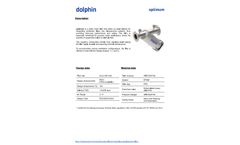 Dolphin - Model optimum - Strainer Filter Datasheet