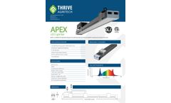 Thrive Apex - LED Lighting for Greenhouses Datasheet