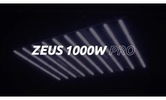 LUMATEK EU | LUMATEK ZEUS 1000W PRO LED HORTICULTURAL LIGHTING ( SUB ITA/ENG/ESP/FRE/DE) - Video
