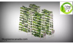 Sky Greens Canada vertical grow towers - Video