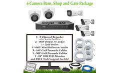 6 Camera Barn, Shop & Gate Package