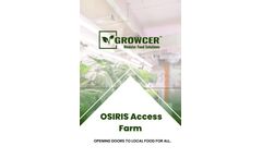 Osiris - Model Access Farm - Accessible Modular Vertical Farm Datasheet