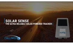 Solar Sense | Ultra Reliable Solar Powered Asset Tracking - Video