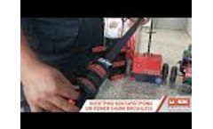 Electric Pole Chain-Saw Sik Power Shark Brushless - Video