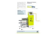 Spagnol - Model DosaMix - Open Tank Fertigation Dosing Unit Datasheet