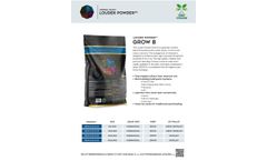 CES - Model GROW B 8-13-31 - Louder Powder - Brochure