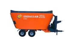 ERDALLAR - Model MAK-20-12 - 20M3 VERTICAL FEED MIXER