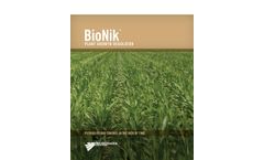 BioNik - Plant Growth Regulator - Brochure