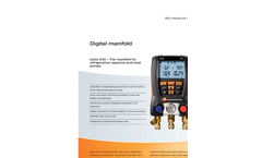 Testo - Model 350 - Portable Emission Analyzer - Brochure
