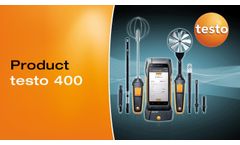 The new universal IAQ instrument testo 400 | Be sure. Testo - Video