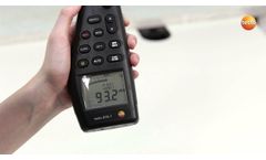 testo 816-1: Carrying out a calibration | Be sure. Testo - Video