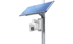 LINOVISION - Model GO SOLO P8 - 4G LTE Solar Power Camera Kit with 4K AI Smart Dual-Lens Panoramic Camera