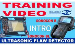 Ultrasonic Flaw Detector Sonocon B & BL. Introduction to Training - Video