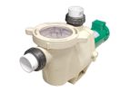 Natural Current SunRay - .05HP Hybrid Solar Powered Variable Speed Pool Pump - Beige Color