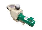 Natural Current SunRay - 1HP Hybrid Solar Powered Variable Speed Pool Pump - Beige Color