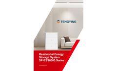 Tengying - Model SP-ESS6000 - Energy Storage System - Brochure