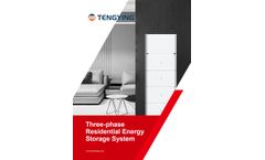 Tengying - Model TP-ESS12000 - Three-phase Residential Energy Storage System  - Brochure
