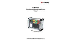 HUAZHENG - Model HZKZ-50A - Transformer On-no Load Loss Tester - Brochure