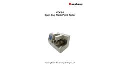 HZKS-3 Cleveland Open Cup Insulation Oil Flash Point Tester - Brochure